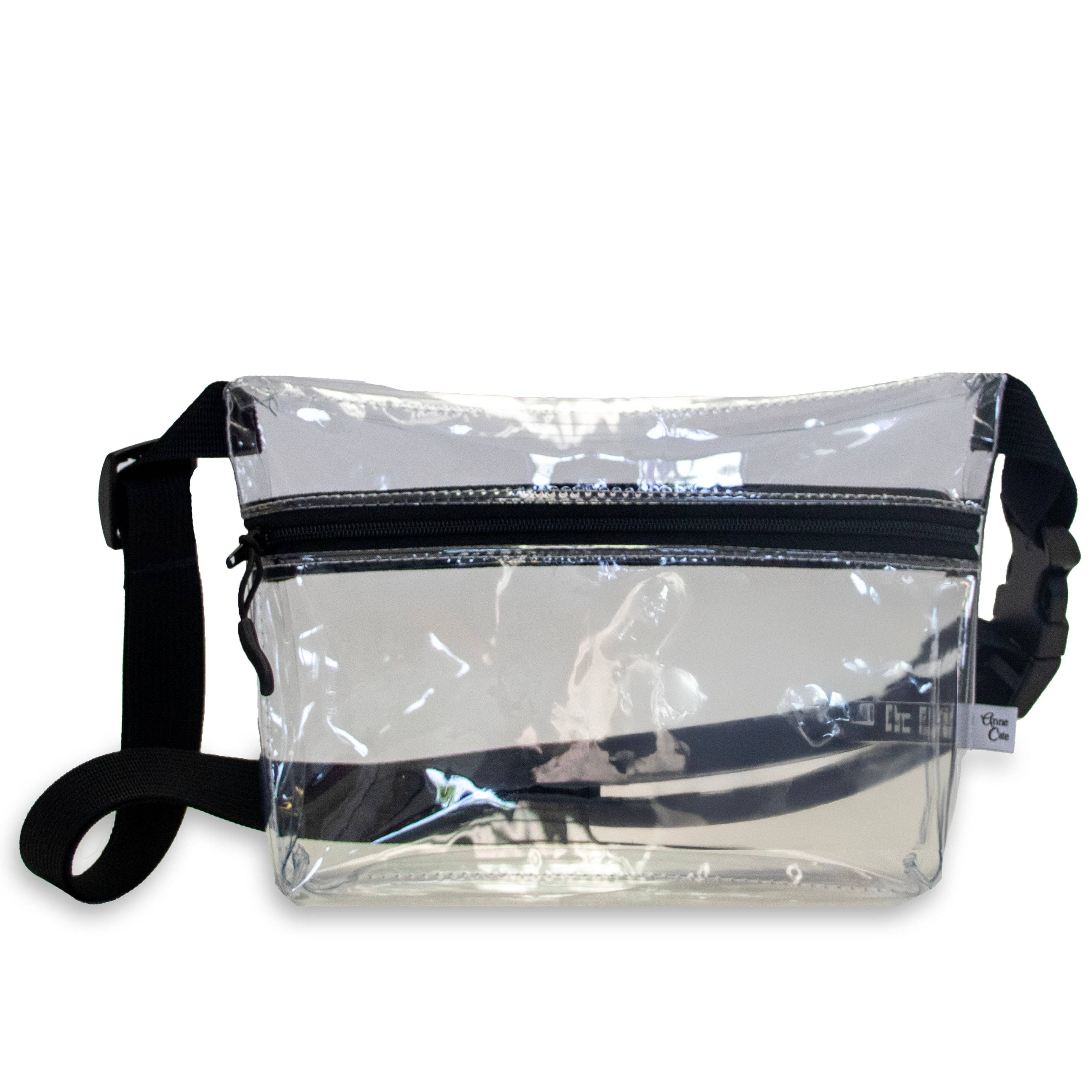 Anne Cate - Wholesale Belt Bag - Women's - Clear Game Day Belt Bag Fanny Pack - Stadium Approved0