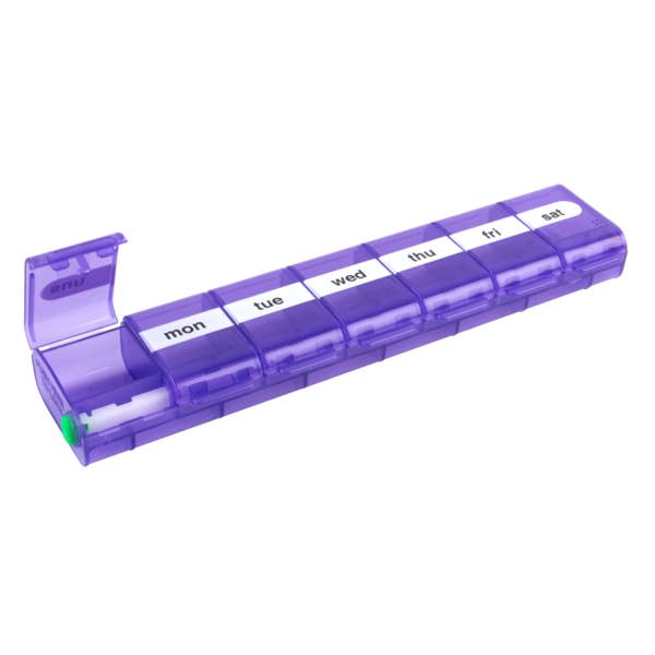 Pilulier hebdomadaire verrouillable de qualité supérieure (XL) pour la vente par Apothecary Products LLC