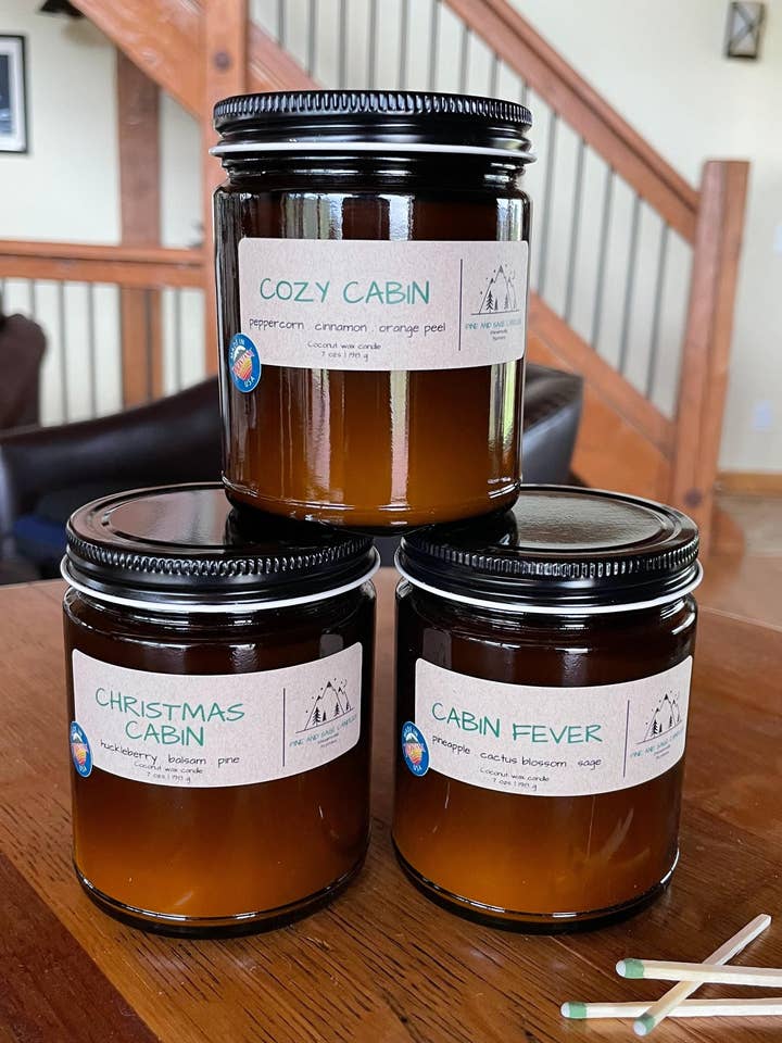 Cabin Collection for wholesale by Pine and Sage Candles