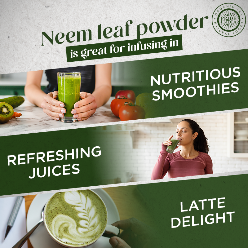 PRIDE INDIA BRANDS - Wholesale Herbs - Natural Neem/Margosa Herb Powder 8oz (227 gm)4