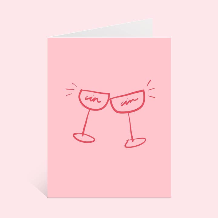 Cheers Greeting Card for wholesale by bellwell