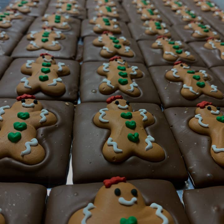 O'Shea's Candies Sweet Shop - Wholesale Chocolate Covered Sweets - Christmas O’Grahams Gingerbread - Milk Chocolate 2 PACK2