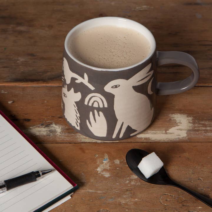 Danica Studio - Wholesale Coffee Mug - Danica Studio Timber Imprint Ceramic Mugs 14 oz
