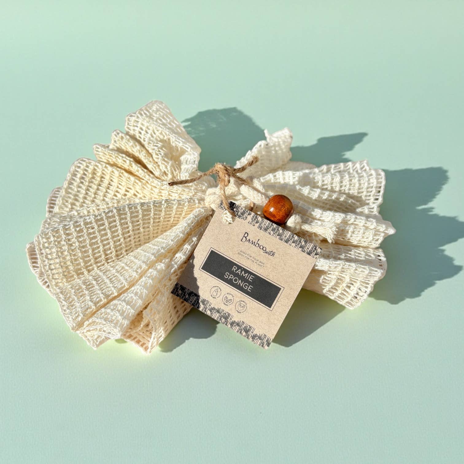 Bamboo Switch – Puff/esponja de banho por atacado – Esponja de Banho | Esponja Esfoliante de Rami | Enchimento de Meias4