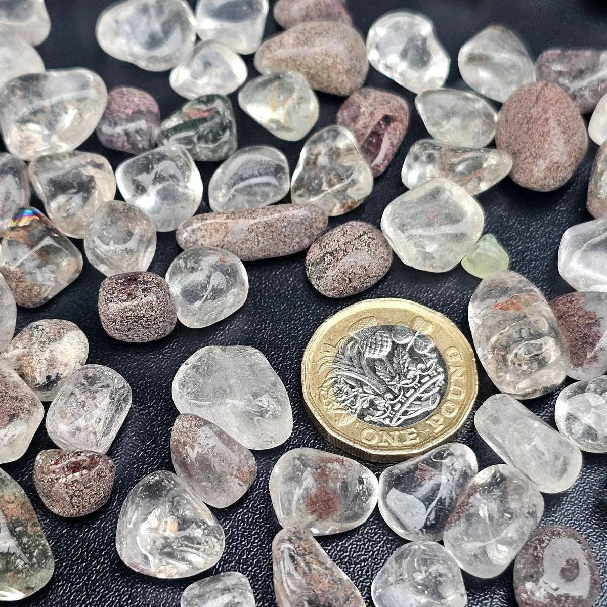 Distinction Crystals - Wholesale Craft Supplies - Lodalite Garden Quartz Crystal Tumblestones 200g Batch3