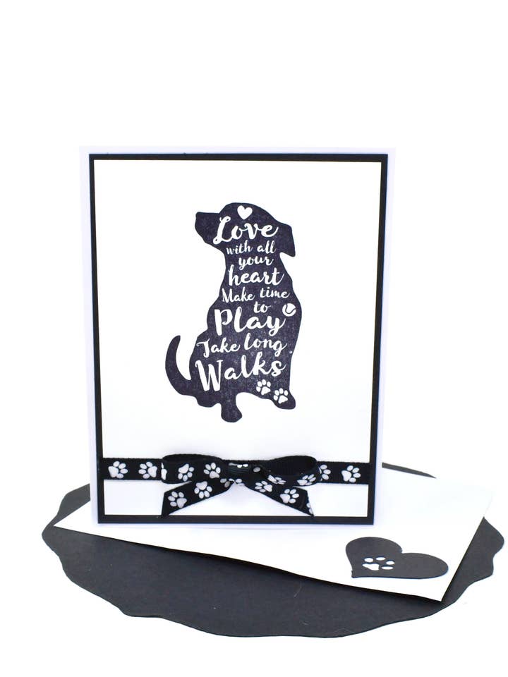 Tarjeta de simpatía del perro para venta al por mayor de Misfit Manor Shop