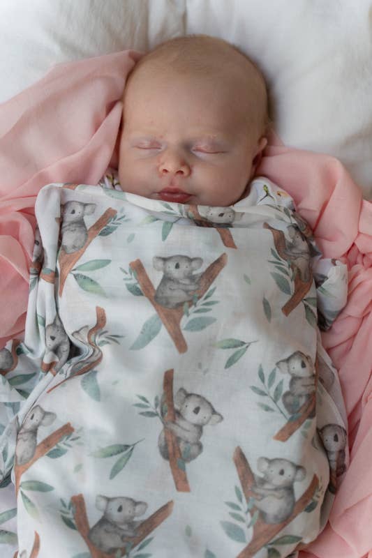 Emotion & Kids - Wholesale Swaddle - Baby - Koala Muslin Wrap/Swaddle1