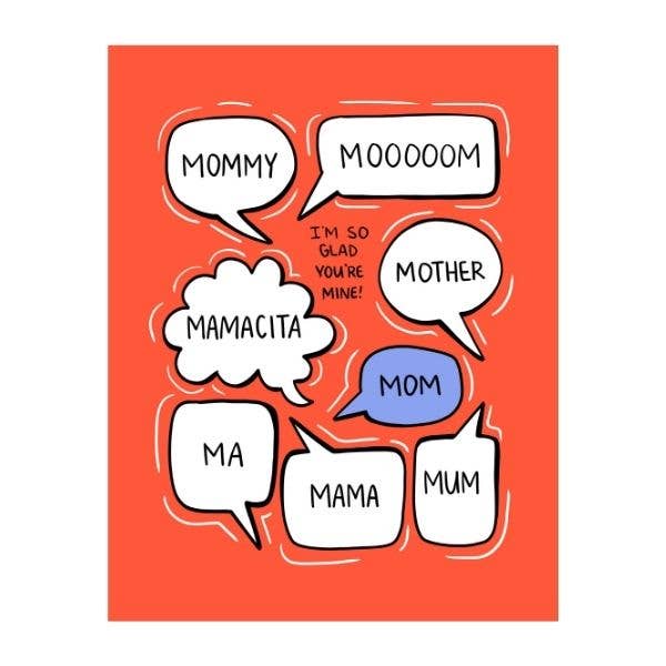 I’m So Glad You’re Mine Mother’s Day Card for wholesale by Mollie Hendrick Design