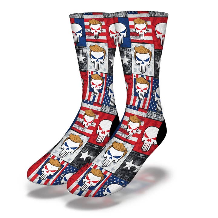 Savvy Sox - Wholesale Socks - Unisex - Trump Punisher America 2 Socks