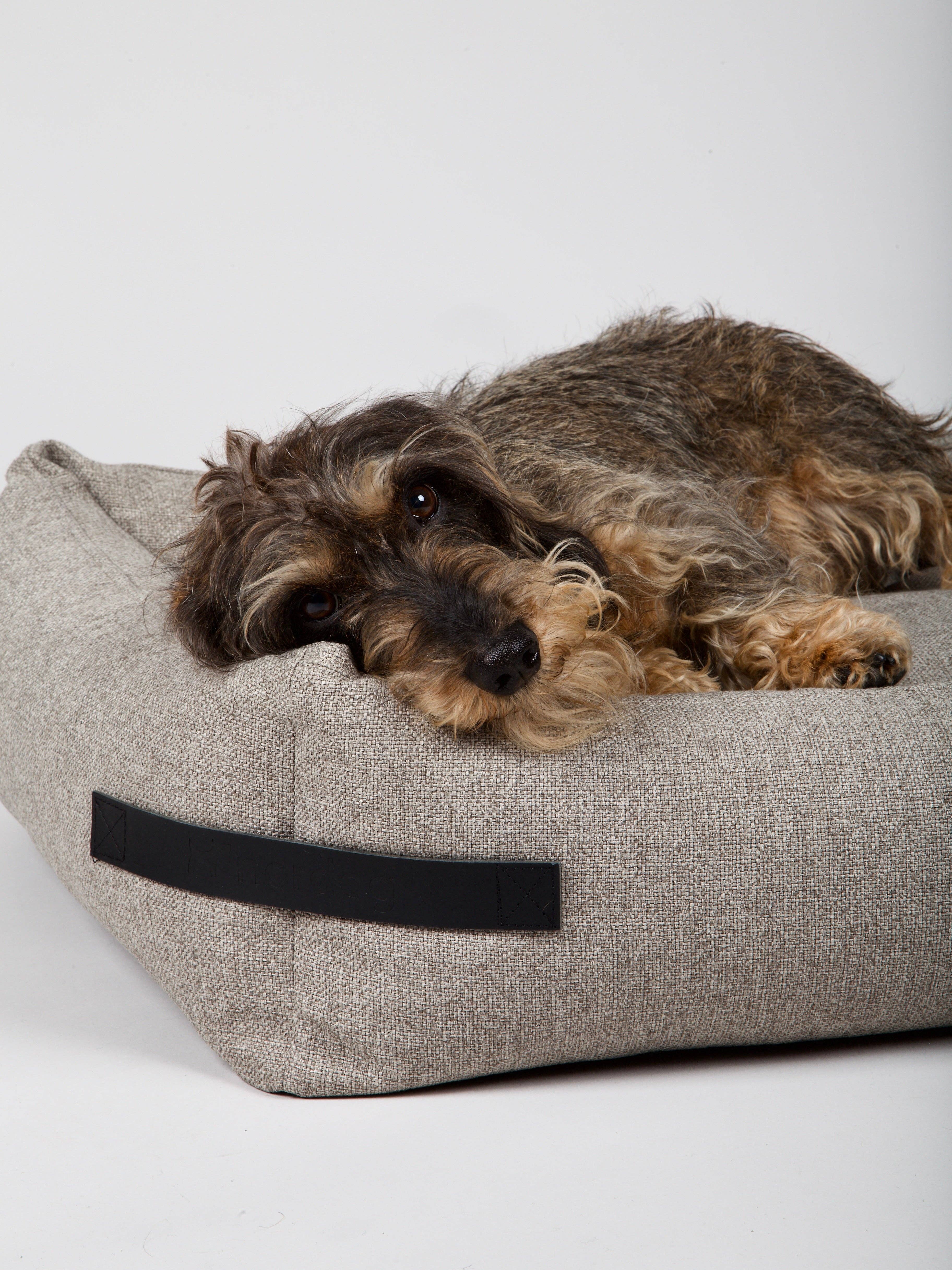 Hygge Dog Bed Cappuccino for wholesale on Faire8