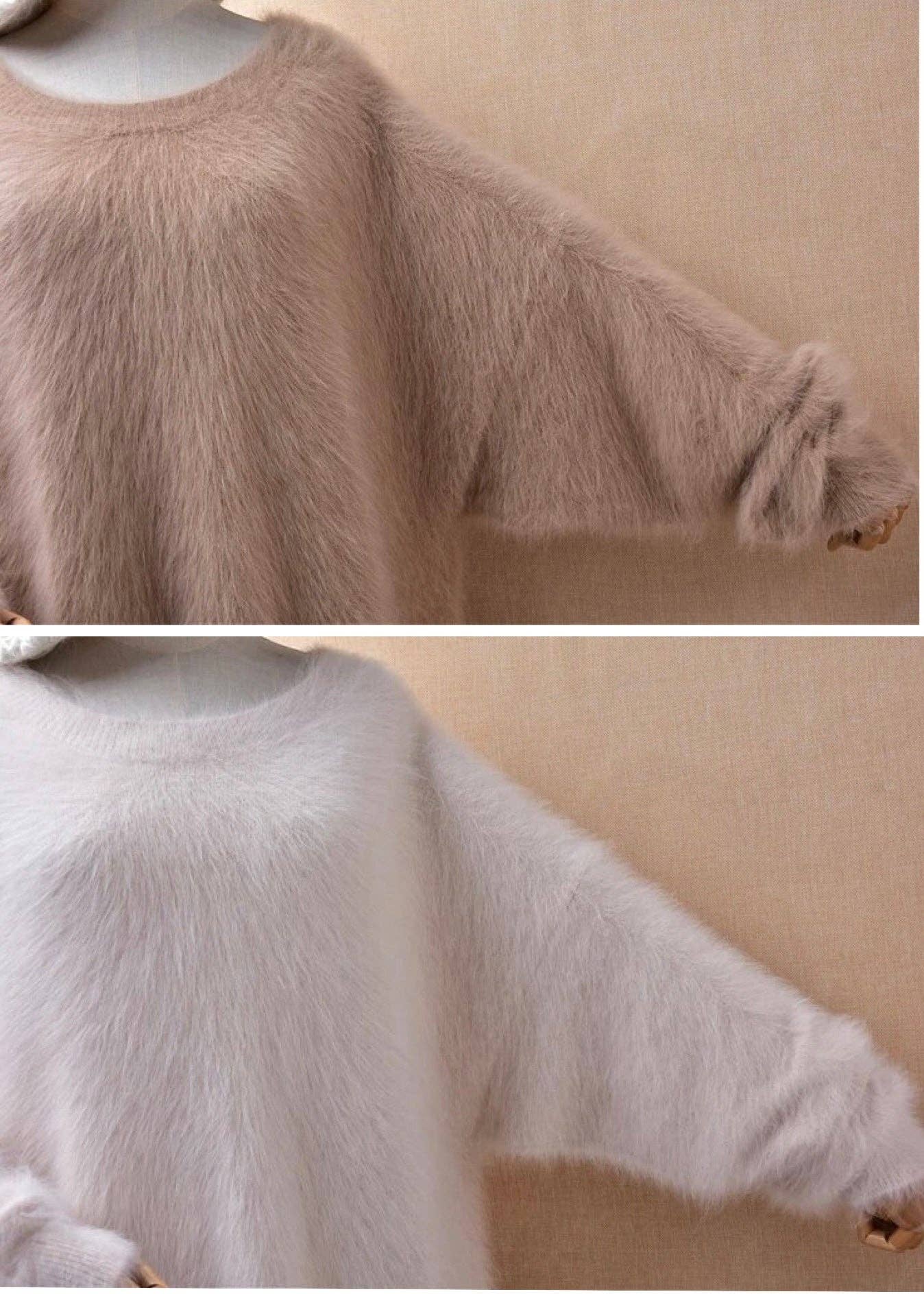 ROSYLEIA - Wholesale Tunic Sweater - Women's - Oversized Alpaca Wool Sweater19