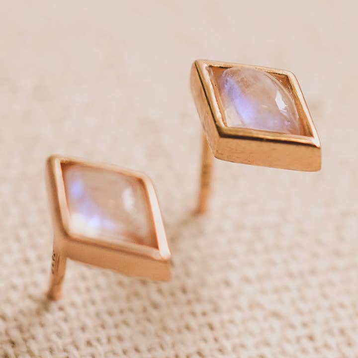 Pernos Diamond Moonstone por atacado de Studdedheartz