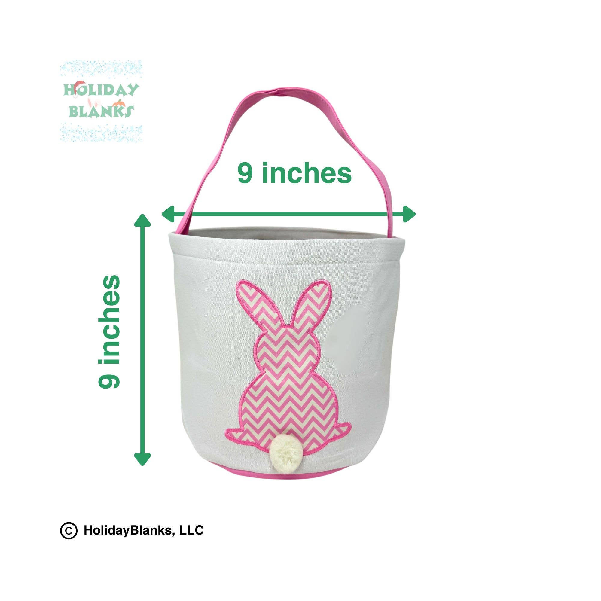 Holiday Blanks - Vente Panier – enfant et bébé - Vans de panier de Pâques Chevron Bunny3