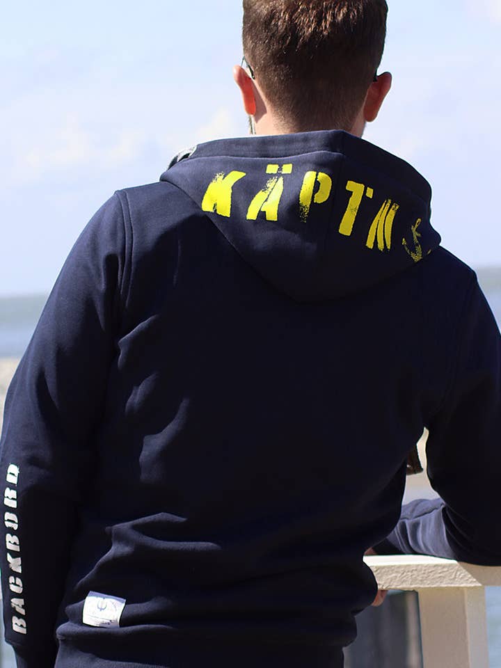 Sweatshirt Kai “CAPTÃO” — NAVY por atacado de SEEKRAFT