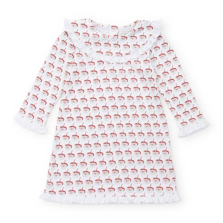 Madeline Girls' Dress - Hot Cocoa Santa for wholesale by Lila + Hayes