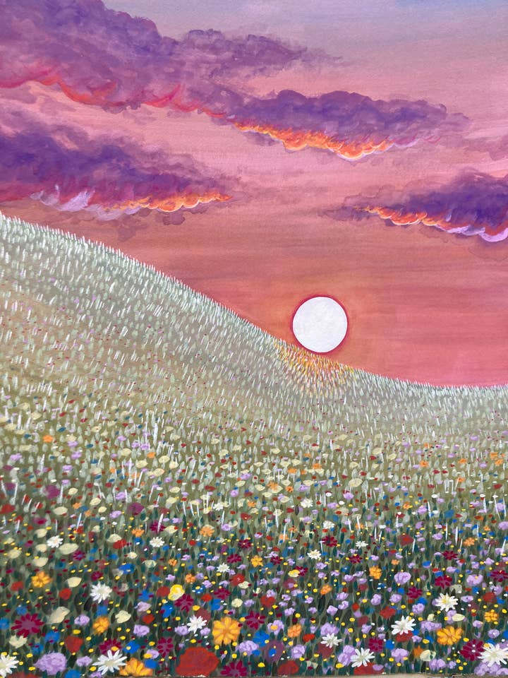 9"x12" Giclée Print | Fine Art Print | Floral Art for wholesale by Fawn Brown Art