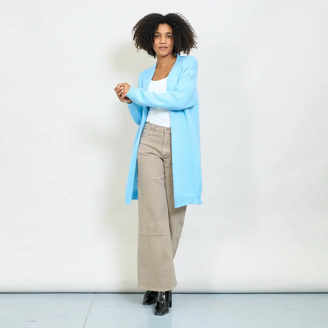 AMELÉ - Wholesale Cardigan - Women's - Long cozy chic cardigan2