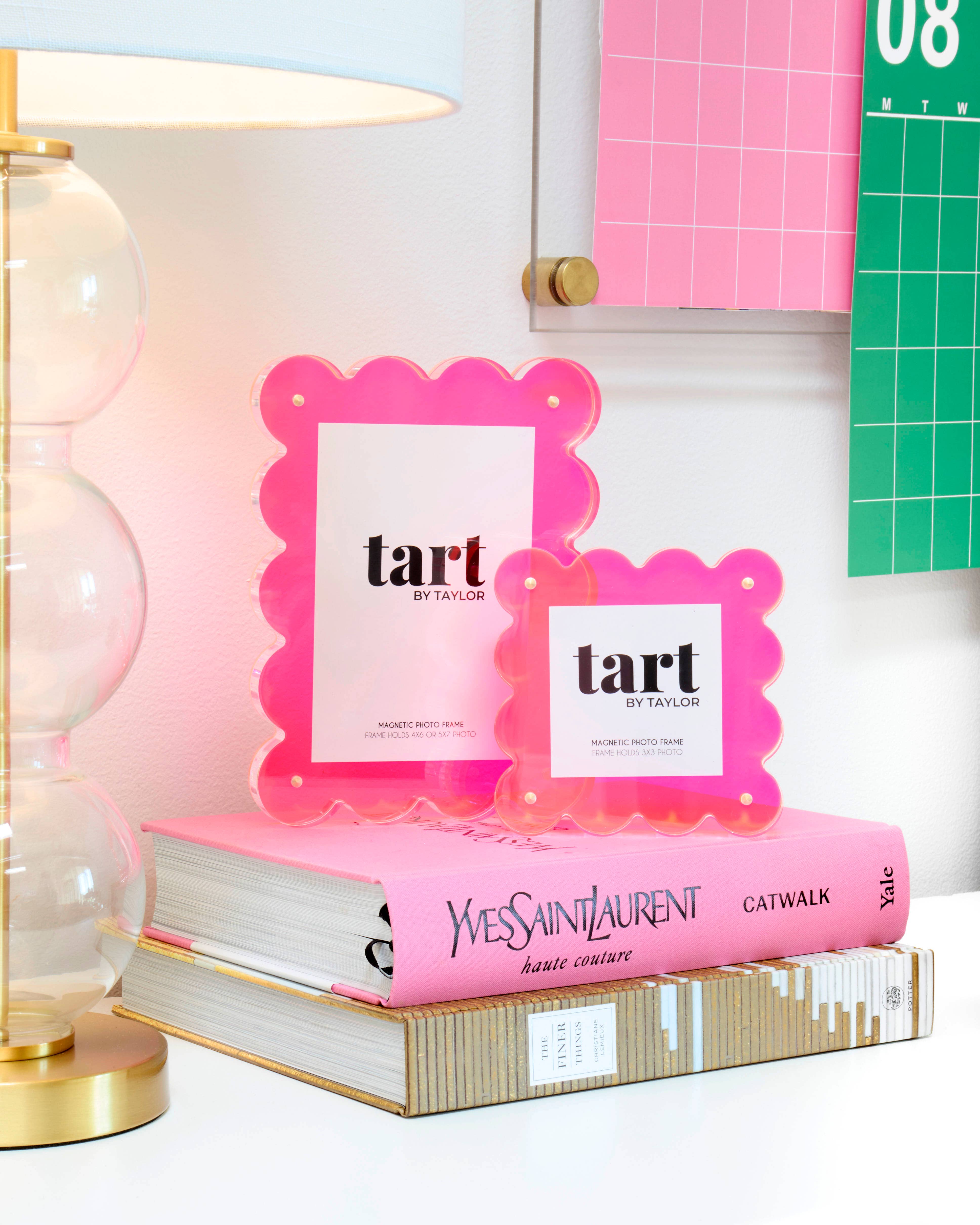 Tart By Taylor - Wholesale Picture Frame - Neon Pink Mini Acrylic Picture Frame3
