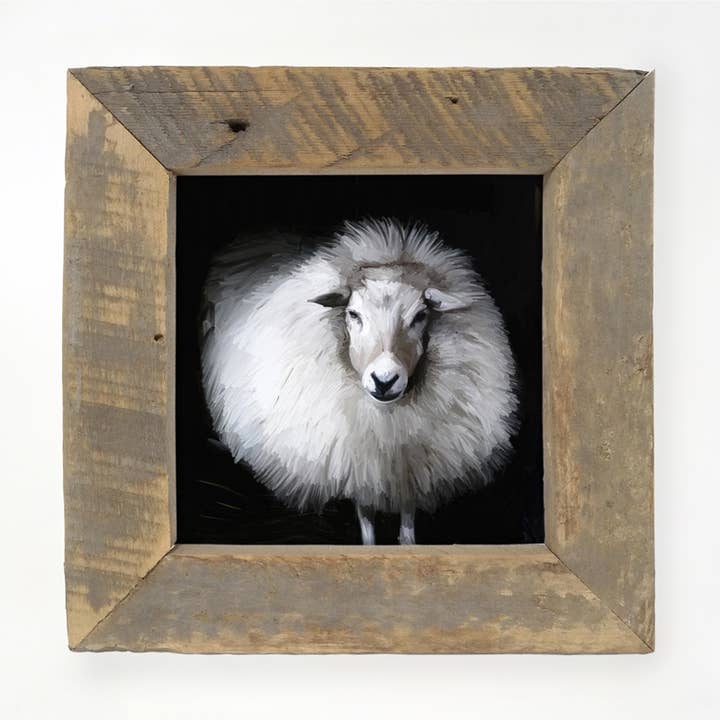 ginger blue - Wholesale Art Print - Poofy Sheep4