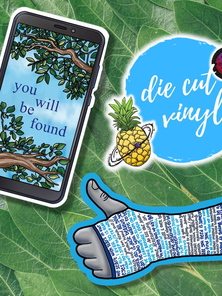 Dear Evan Hansen Musical Inspired Sticker for wholesale by Pluto and Pineapples