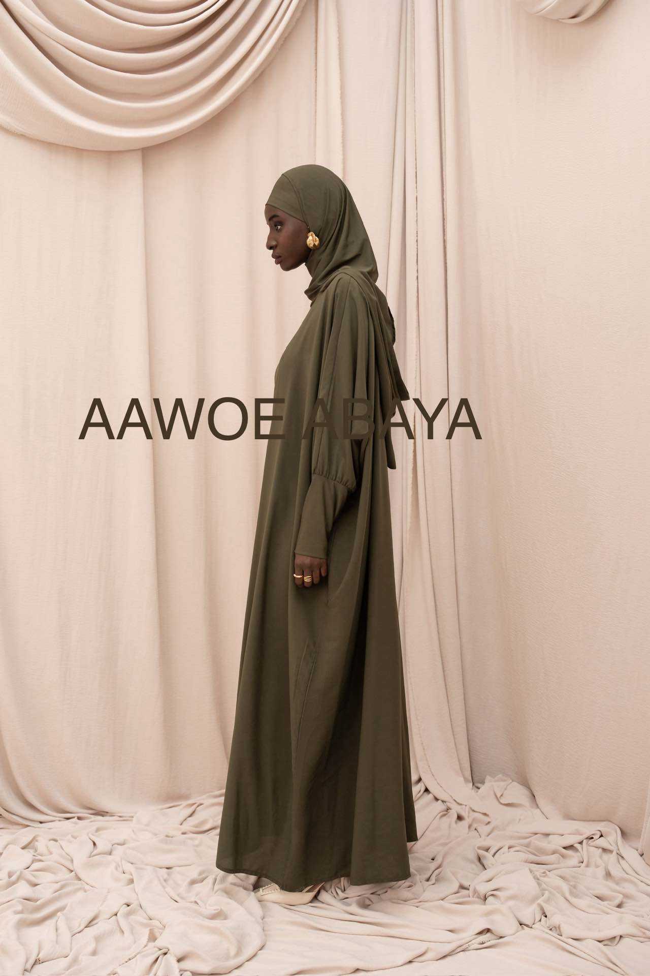 Aawoe Abaya - Vente Robe – femme - Jilbab Une Pièce avec Capuche - 011B-JIL6