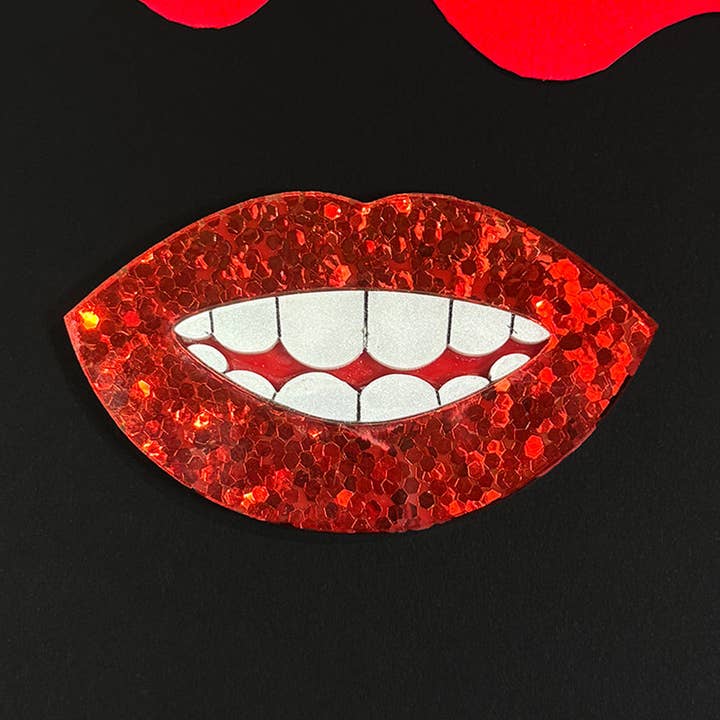 Audacious Studio - Wholesale Brooch - Dali's Smile Brooch