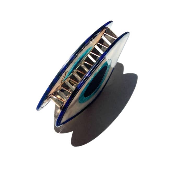 Solar Eclipse – wholesale Hair clip – Women’s – Hand-painted Evil Eye Claw Hair Clip | Eco-Friendly4