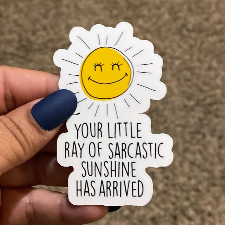 Pegatina Rayo de Sol Sarcástico para venta al por mayor de Kailex Boutique Wholesale