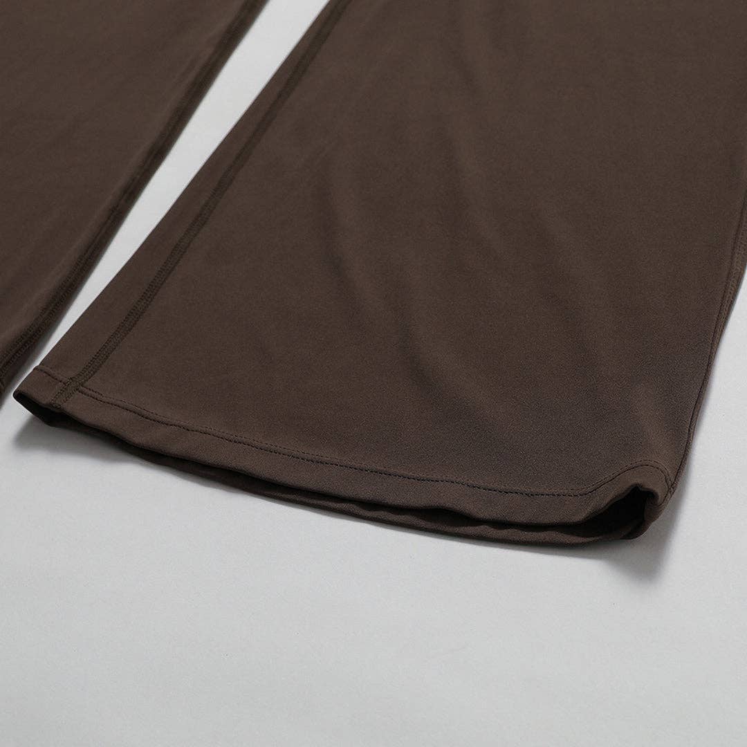 WONDERXFANS - Wholesale Jumpsuit - Women's - Solid flared trousers cutout back jumpsuit3