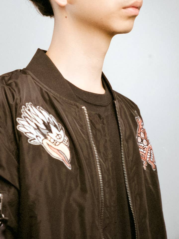 1% Talent - Wholesale Bomber Jacket - Women's - 1%talent Dragon + Eagle Bomber Jacket4