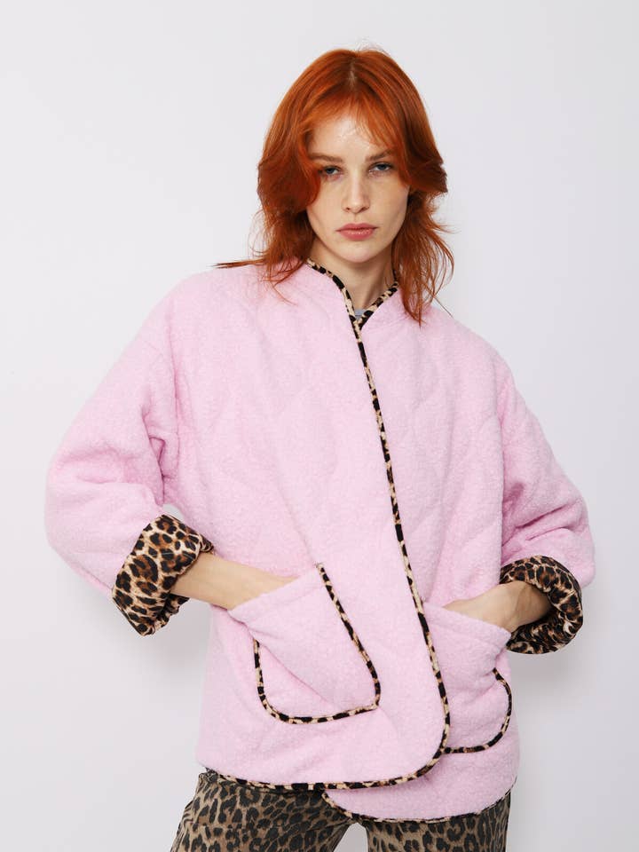 Fleece jacket - 15169 for wholesale by EASY MODE