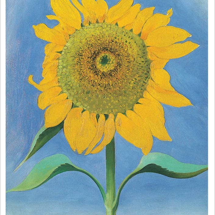 Pomegranate – wholesale Stationery/notecard set – Georgia O'Keeffe: Sunflowers Notecard Folio2