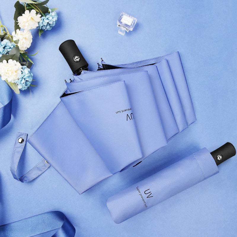 liqubit - Wholesale Umbrella - Unisex - Solid 8 Ribs Automatic Sun Umbrella1