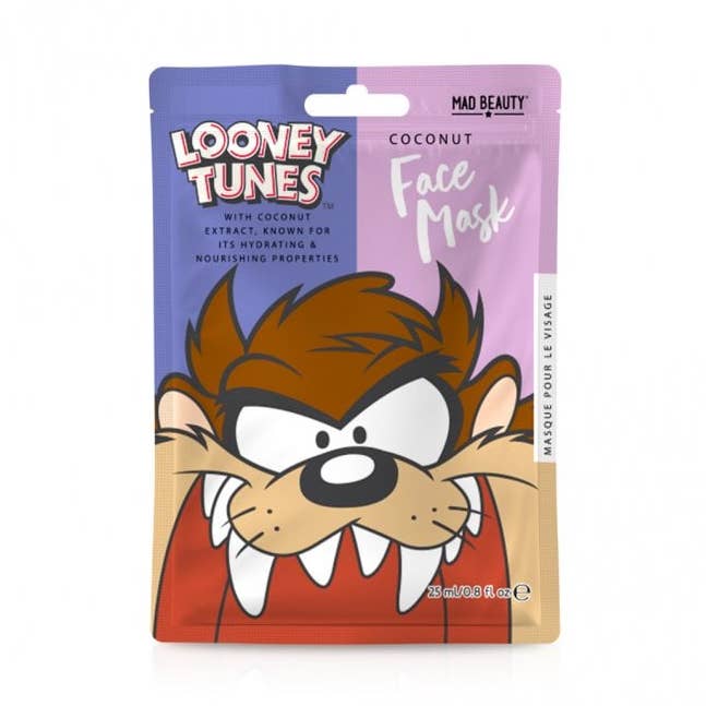 Masque facial Looney Tunes de Mad Beauty Warner Bros. - Taz pour la vente par Mad Beauty