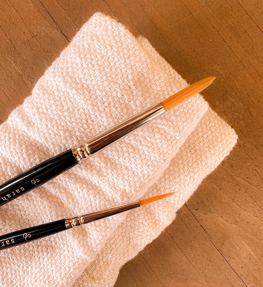 Sarah Ruth Frey - Wholesale Paint/Wax Brush - Mixed Media Paintbrush Trio Set | Watercolor Brushes3