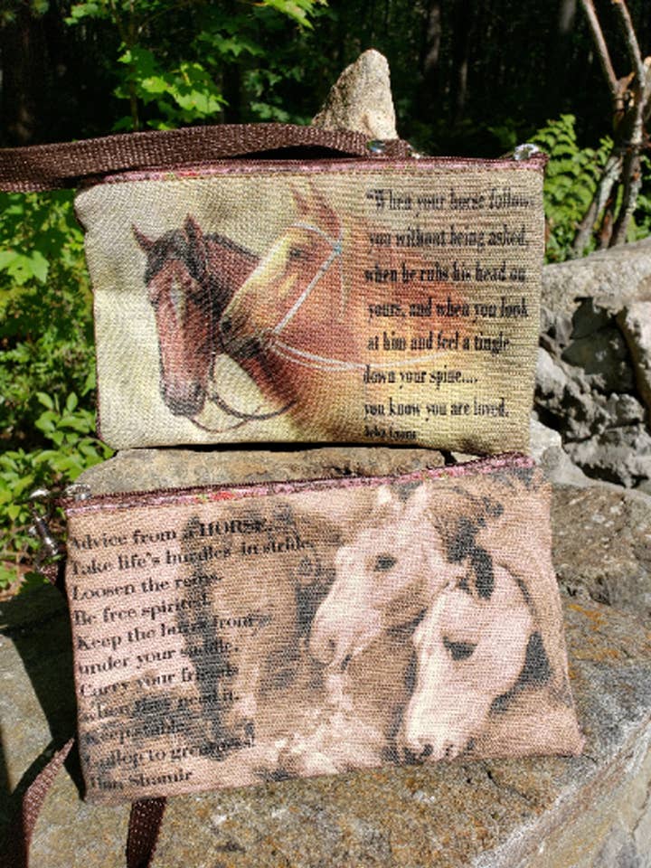 Horse themed Wristlet for wholesale by Old Bagzz
