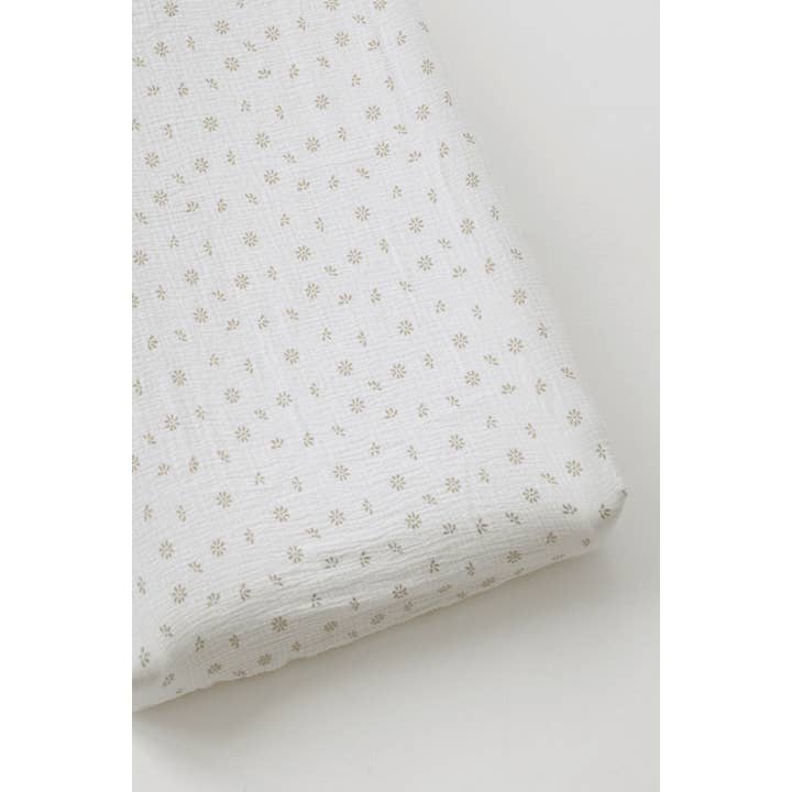 TISU - Venta al por mayor Funda de cambiador - Bebés - Funda para cambiador de pañales TISU, Cream Daisy1