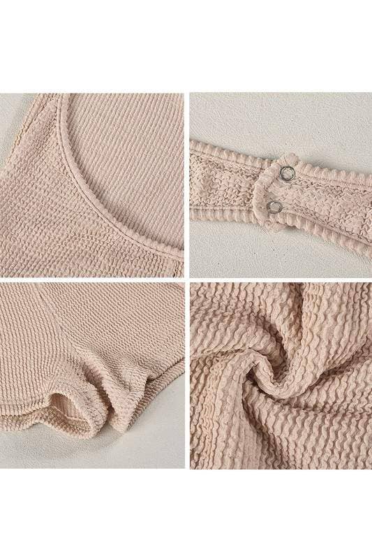 KHKAI sleeveless halter rompers for wholesale on Faire5