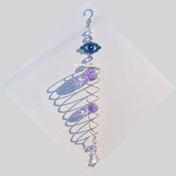 Gypsy Soul - Wholesale Wind Spinner - Stainless Steel Crystal Wind Spinners with Adorn Charms14