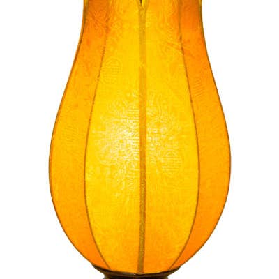 Lampe de Table Lotus Fleurissant - Or pour la vente par Om Gallery