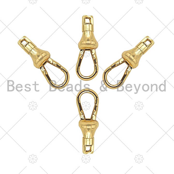 BestBeads&Beyond - Wholesale Clasp - Gold Filled Lobster Clasp, 18K Gold Filled Fine Jewelry Clasp, Necklace Bracelet Clasp Connector, Buckle Clasp,8x24mm,Sku#Y450