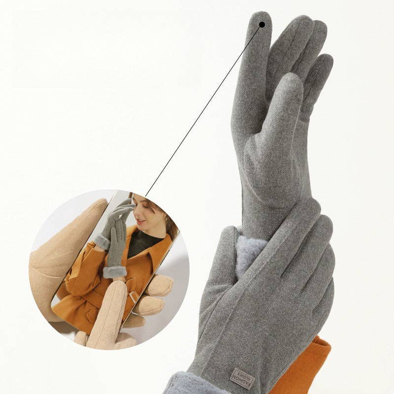 VividLux – Engroshandel Handsker - Dame – Vinterplys Hold Varmen Handsker9