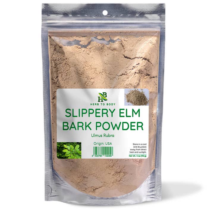 Slippery Elm Bark Powder 4oz for wholesale by Herb To Body