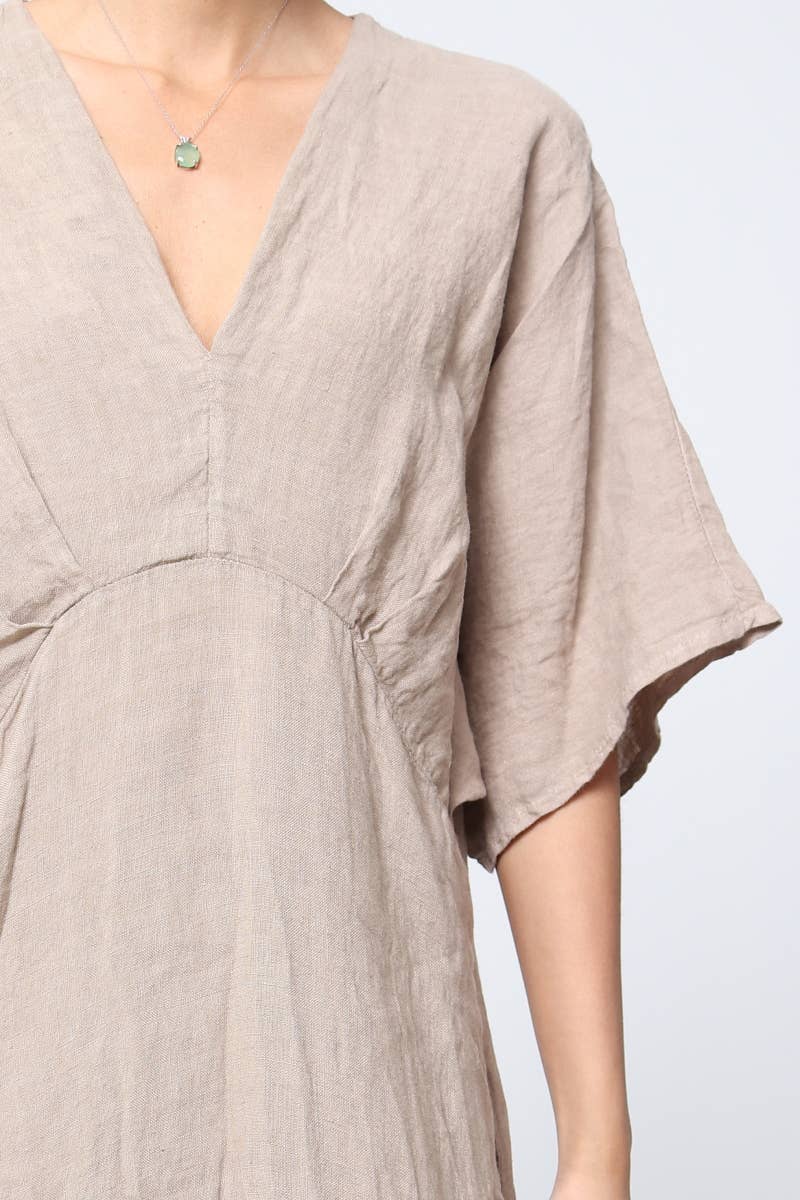 LÉA & LUC - Wholesale Dress - Women's - 100% linen dresses REF. 10308