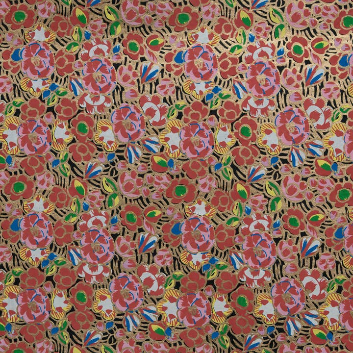 Bollywood Christmas - Wholesale Flat Wrap - Russian Floral Gift Wrapping Paper Sheets