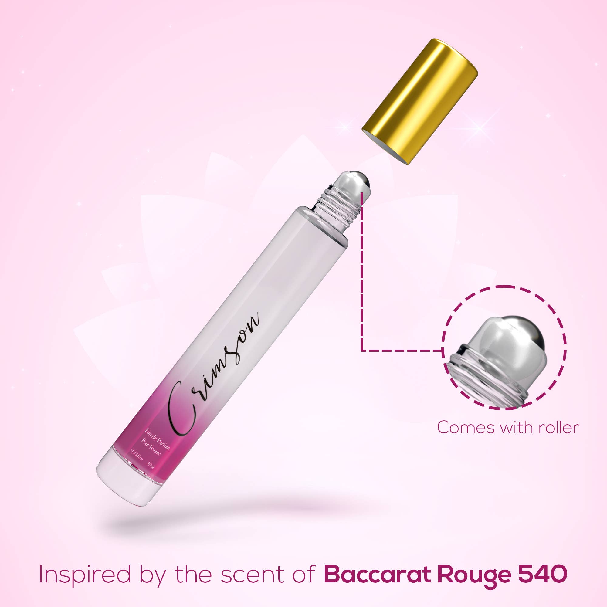 Regal Fragrances - Wholesale Roll-On Fragrance - Crimson Rollerball INSPIRED by BACCARAT ROUGE 540 - 10ML 5