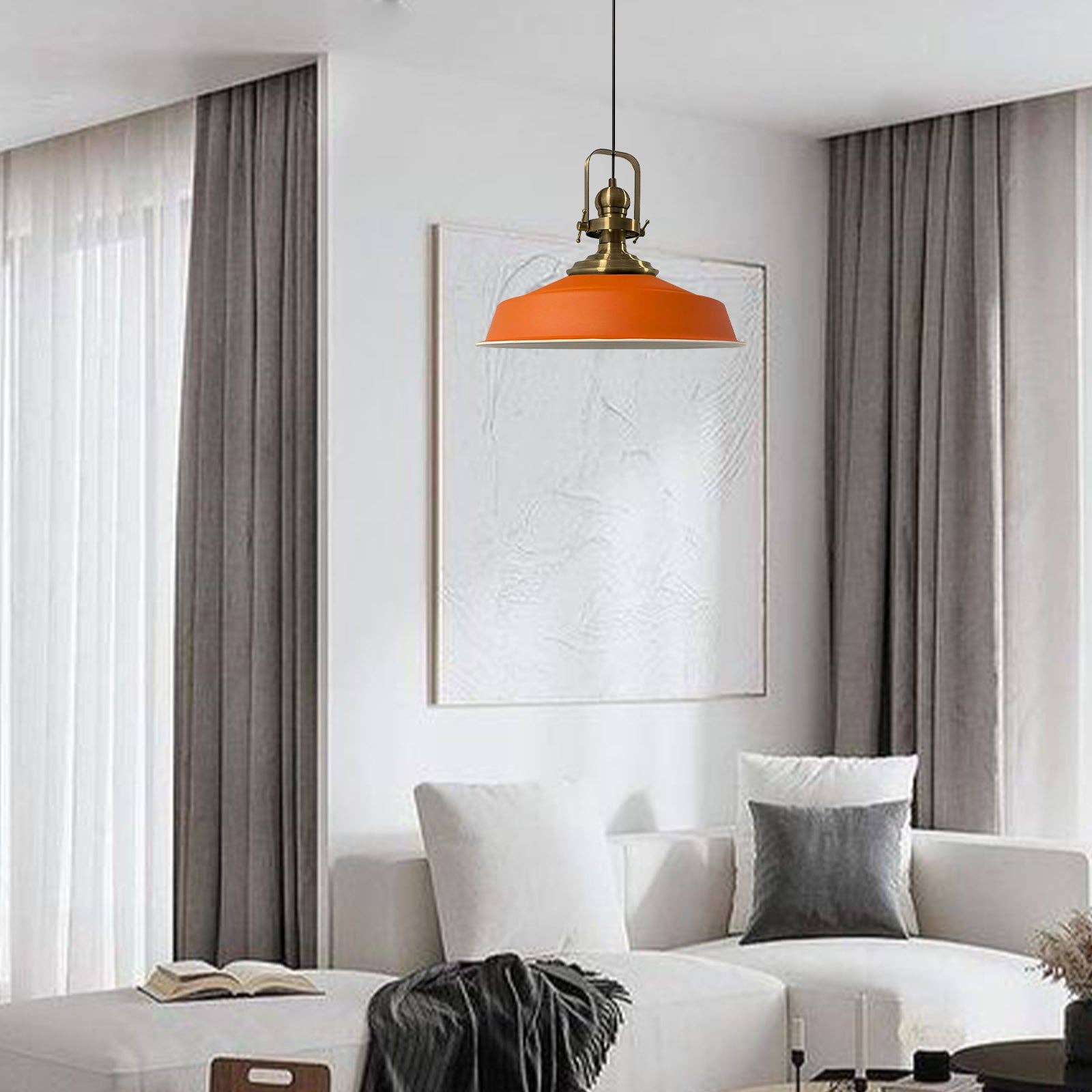 REMOVED BRAND – wholesale Chandelier/hanging light – Asletl Pendant Light, 15.7" Metal, E2611