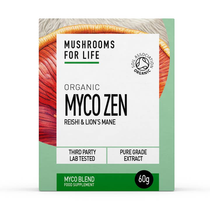 Organic Myco Zen Extract Powder 60g for wholesale by Living Planet Ltd