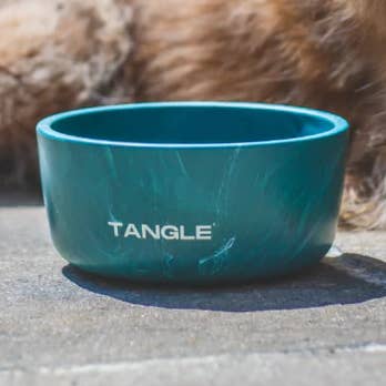 Tangle Dog Bowl - Made From Recycled Fishing Nets for wholesale by Tangle