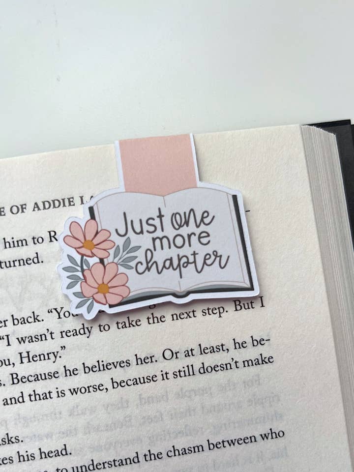 Just One More Chapter - Magnetic Bookmark for wholesale by Starfalled Pages